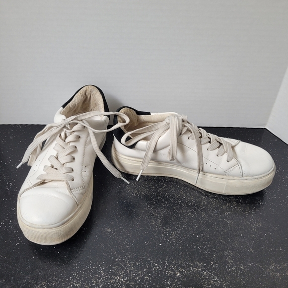 Kurt Geiger London Laney Leather Platform Sneakers - Picture 1 of 9